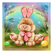 Load image into Gallery viewer, Cute Bunny 30x30cm(canvas) full round drill diamond painting
