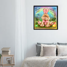 Load image into Gallery viewer, Cute Bunny 30x30cm(canvas) full round drill diamond painting
