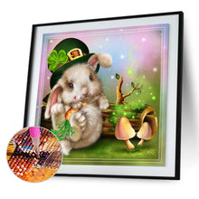 Load image into Gallery viewer, Cute Bunny 30x30cm(canvas) full round drill diamond painting
