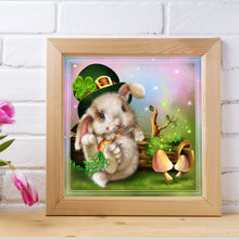 Load image into Gallery viewer, Cute Bunny 30x30cm(canvas) full round drill diamond painting
