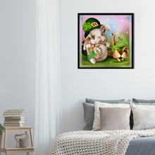 Load image into Gallery viewer, Cute Bunny 30x30cm(canvas) full round drill diamond painting
