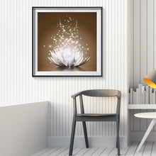 Load image into Gallery viewer, Lotus 30x30cm(canvas) full round drill diamond painting
