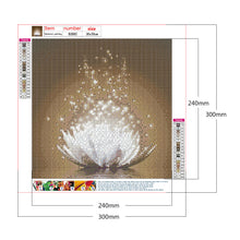 Load image into Gallery viewer, Lotus 30x30cm(canvas) full round drill diamond painting
