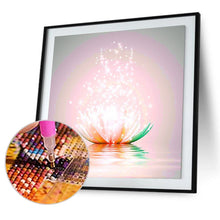 Load image into Gallery viewer, Lotus 30x30cm(canvas) full round drill diamond painting
