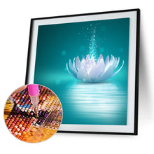 Load image into Gallery viewer, Lotus 30x30cm(canvas) full round drill diamond painting
