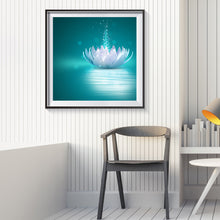 Load image into Gallery viewer, Lotus 30x30cm(canvas) full round drill diamond painting
