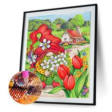 Load image into Gallery viewer, Garden Goblin 30x40cm(canvas) full round drill diamond painting
