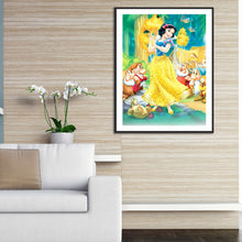 Load image into Gallery viewer, Snow White 30x40cm(canvas) full round drill diamond painting
