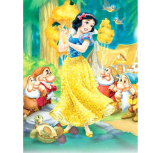 Load image into Gallery viewer, Snow White 30x40cm(canvas) full round drill diamond painting
