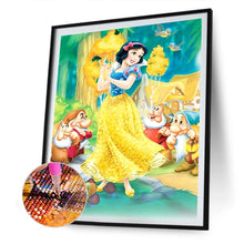 Load image into Gallery viewer, Snow White 30x40cm(canvas) full round drill diamond painting
