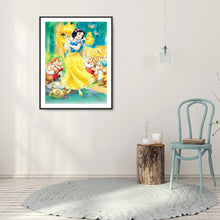 Load image into Gallery viewer, Snow White 30x40cm(canvas) full round drill diamond painting
