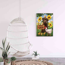 Load image into Gallery viewer, Sunflower Dog 30x40cm(canvas) full round drill diamond painting
