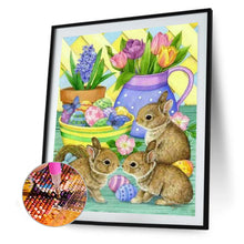 Load image into Gallery viewer, Easter Bunny 30x40cm(canvas) full round drill diamond painting
