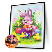 Load image into Gallery viewer, Easter Bunny 30x40cm(canvas) full round drill diamond painting
