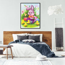 Load image into Gallery viewer, Easter Bunny 30x40cm(canvas) full round drill diamond painting
