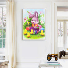 Load image into Gallery viewer, Easter Bunny 30x40cm(canvas) full round drill diamond painting
