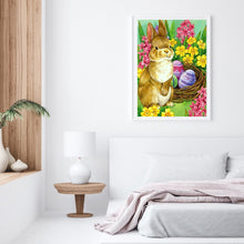 Load image into Gallery viewer, Easter Bunny 30x40cm(canvas) full round drill diamond painting
