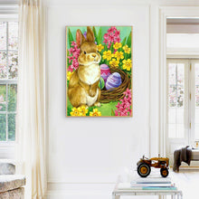 Load image into Gallery viewer, Easter Bunny 30x40cm(canvas) full round drill diamond painting
