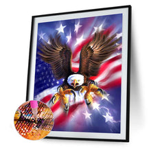 Load image into Gallery viewer, Eagle Banner 40x50cm(canvas) full square drill diamond painting
