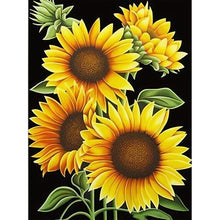 Load image into Gallery viewer, Sunflower 40x50cm(canvas) full round drill diamond painting
