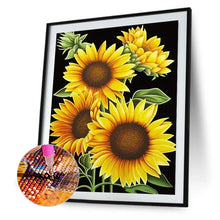 Load image into Gallery viewer, Sunflower 40x50cm(canvas) full round drill diamond painting
