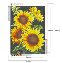 Load image into Gallery viewer, Sunflower 40x50cm(canvas) full round drill diamond painting
