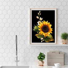 Load image into Gallery viewer, Sunflower 40x50cm(canvas) full round drill diamond painting
