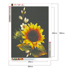 Load image into Gallery viewer, Sunflower 40x50cm(canvas) full round drill diamond painting
