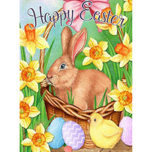 Load image into Gallery viewer, Easter Bunny 30x40cm(canvas) full round drill diamond painting
