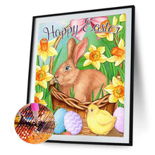 Load image into Gallery viewer, Easter Bunny 30x40cm(canvas) full round drill diamond painting
