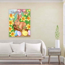 Load image into Gallery viewer, Easter Bunny 30x40cm(canvas) full round drill diamond painting
