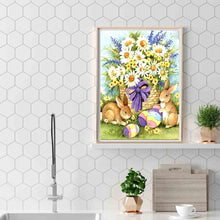 Load image into Gallery viewer, Easter Bunny 30x40cm(canvas) full round drill diamond painting
