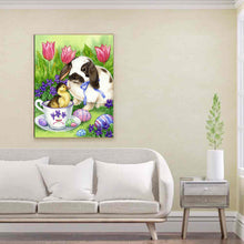 Load image into Gallery viewer, Easter Bunny 30x40cm(canvas) full round drill diamond painting
