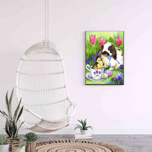 Load image into Gallery viewer, Easter Bunny 30x40cm(canvas) full round drill diamond painting
