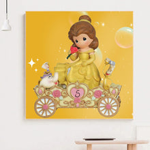 Load image into Gallery viewer, Princess Belle Carriage 40x40cm(canvas) full round drill diamond painting
