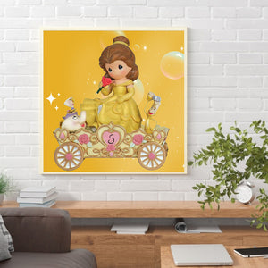 Princess Belle Carriage 40x40cm(canvas) full round drill diamond painting