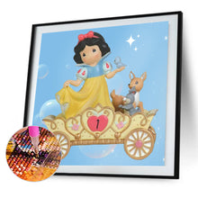 Load image into Gallery viewer, Snow White Carriage 40x40cm(canvas) full round drill diamond painting
