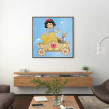 Load image into Gallery viewer, Snow White Carriage 40x40cm(canvas) full round drill diamond painting
