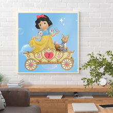 Load image into Gallery viewer, Snow White Carriage 40x40cm(canvas) full round drill diamond painting
