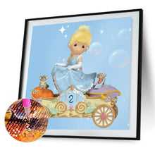 Load image into Gallery viewer, Princess Sandy Carriage 40x40cm(canvas) full round drill diamond painting
