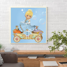 Load image into Gallery viewer, Princess Sandy Carriage 40x40cm(canvas) full round drill diamond painting
