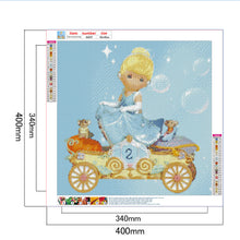 Load image into Gallery viewer, Princess Sandy Carriage 40x40cm(canvas) full round drill diamond painting
