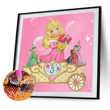 Load image into Gallery viewer, Princess Aurora Carriage 40x40cm(canvas) full round drill diamond painting
