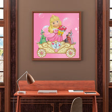 Load image into Gallery viewer, Princess Aurora Carriage 40x40cm(canvas) full round drill diamond painting
