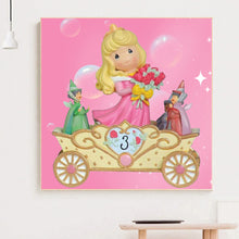 Load image into Gallery viewer, Princess Aurora Carriage 40x40cm(canvas) full round drill diamond painting
