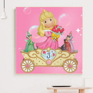 Princess Aurora Carriage 40x40cm(canvas) full round drill diamond painting