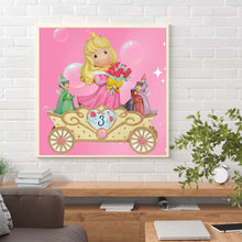 Load image into Gallery viewer, Princess Aurora Carriage 40x40cm(canvas) full round drill diamond painting
