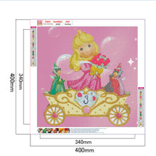 Load image into Gallery viewer, Princess Aurora Carriage 40x40cm(canvas) full round drill diamond painting
