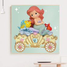 Load image into Gallery viewer, Princess Ariel Carriage 40x40cm(canvas) full round drill diamond painting
