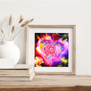 Aurora Rose 30x30cm(canvas) full round drill diamond painting